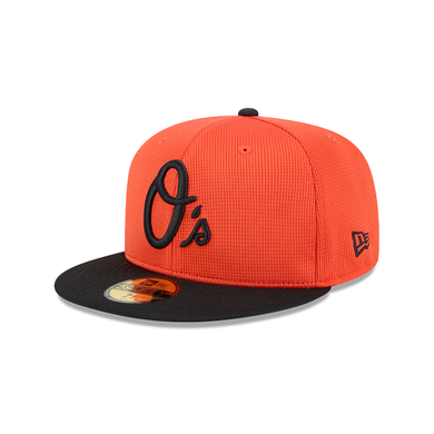 Baltimore Orioles New Era 59Fifty 5950 Orange Navy Fitted Hat