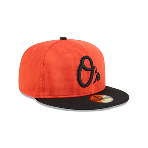 Baltimore Orioles New Era 59Fifty 5950 Orange Navy Fitted Hat