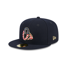 Load image into Gallery viewer, Baltimore Orioles New Era Patriotic USA July4 59Fifty Fitted Cap