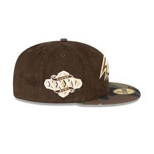 Load image into Gallery viewer, Baltimore Ravens 59Fifty 5950 New Era Brown Corduroy &amp; Camouflage Fitted Cap