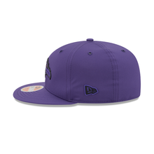 Load image into Gallery viewer, Baltimore Ravens 59Fifty 5950 New Era Purple on Purple POP Fitted Hat