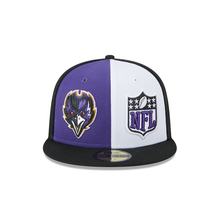 Load image into Gallery viewer, Baltimore Ravens 9Fifty 5950 New Era Sideline Fitted Cap