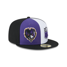 Load image into Gallery viewer, Baltimore Ravens 9Fifty 5950 New Era Sideline Fitted Cap