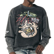 Believe In Me French Terry Twofer Graphic Long Sleeve Tee # LS2590
