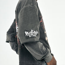 Load image into Gallery viewer, Believe In Me French Terry Twofer Graphic Long Sleeve Tee # LS2590