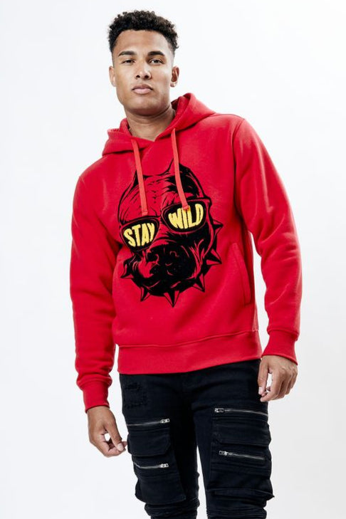 Stay Wild Bleecker & Mercer Fleece Hoodie # F517 – The Look