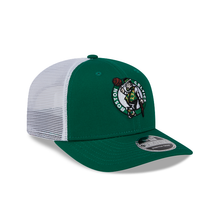 Load image into Gallery viewer, Boston Celtcis New Era 970 9Seventy Stretch Snap Trucker Snapback Hat