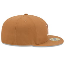 Load image into Gallery viewer, Boston Red Sox 59fifty 5950 Tan on Tan with White Outline New Era Fitted Cap