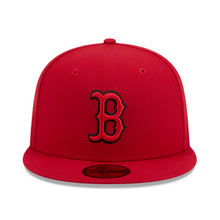 Load image into Gallery viewer, Boston Red Sox 59fifty 5950 Red on Red with Black Outline New Era Fitted Cap