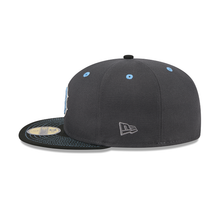 Load image into Gallery viewer, Boston Red Sox Gray and Light Blue New Era 5950 Fitted Hat with World Series Sidepatch
