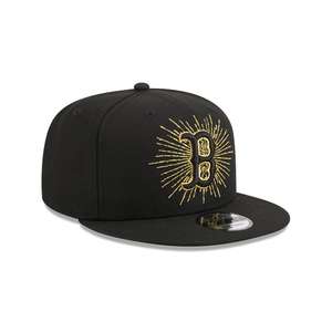 Boston Red Sox 9FIFTY 950 Metallic  Black with Gold New Era Snapback Hat