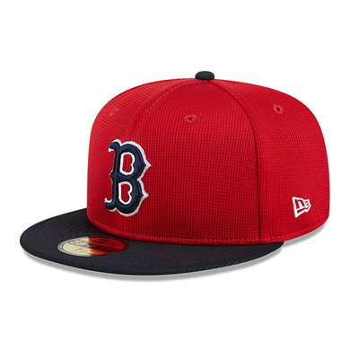 Boston Red Sox New Era Red White Navy 59Fifty 5950 Fitted Cap