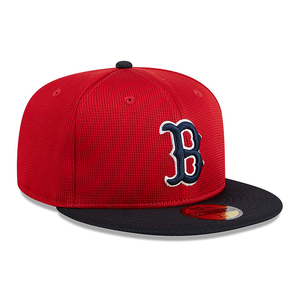 Boston Red Sox New Era Red White Navy 59Fifty 5950 Fitted Cap