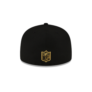 Buffalo Bills New Era Black Gold Metallic 59Fifty Fitted Cap