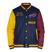 Load image into Gallery viewer, Buffalo Bills New Era Alt Colors Varsity Jacket