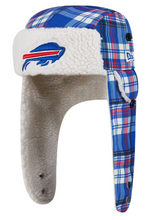 Load image into Gallery viewer, Buffalo Bills New Era Plaid Trapper Hat