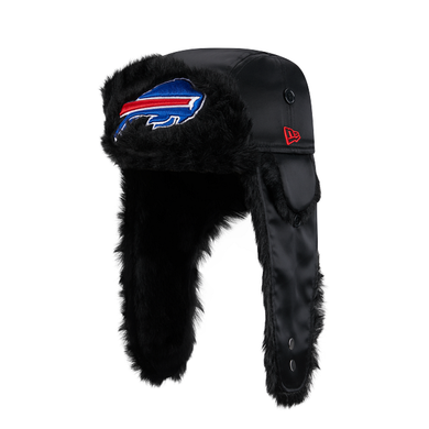 Buffalo Bills New Era Solid Black Trapper Hat