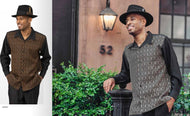Leisure Two Piece Shirt & Pants Classic Walking or Cruising Set # 2471