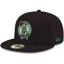 Load image into Gallery viewer, Boston Celtics Black &amp; Team Color Logo New Era 950 9Fifty Snapback Hat