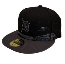 Load image into Gallery viewer, Detroit Tigers New Era 59Fifty 5950 Fitted Hat with Planets, Stars &amp; Spaceships Planetary Design