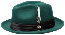 Load image into Gallery viewer, Rocky Collection Wool Felt Fedora Crushable Snap Brim Hat