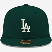 Load image into Gallery viewer, Los Angeles LA Dodgers Fitted 59fifty 5950 New Era Green &amp; White Hat