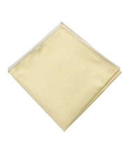 Load image into Gallery viewer, Solid Color Microfiber Pocket Squares - Hankies 10" X 10" in 35 Colors