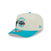 Load image into Gallery viewer, Charlotte Hornets New Era Hardwood Collection 9Fifty 950 Curved Bill Snapback Cap