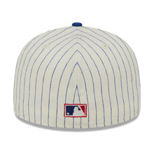 Load image into Gallery viewer, Chicago Cubs New Era Retro Script Blue &amp; Cream 1876-1976 Side patch 5950 Fitted Hat