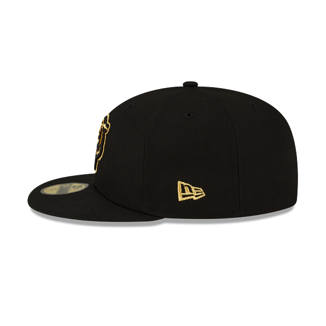 Cincinnati Bengals New Era Black 5950 Gold Metallic 59Fifty Fitted Cap