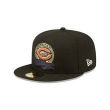 Load image into Gallery viewer, Chicago Bears New Era 59Fifty Salute to Service Fitted Hat
