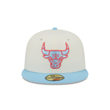 Load image into Gallery viewer, Chicago Bulls Two Tone 59fifty 5950 New Era Fitted Hat