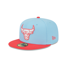 Load image into Gallery viewer, Chicago Bulls Two Tone 59fifty 5950 New Era Fitted Hat
