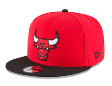 Load image into Gallery viewer, Chicago Bulls New Era 950 9Fifty Red &amp; Black Snapback