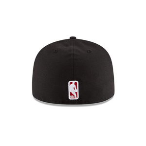 Chicago Bulls Black 59fifty 5950 New Era Fitted Hat