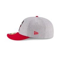 Load image into Gallery viewer, Chicago Bulls New Era Two Tone Heather Gray &amp; Red Authentic Low Crown 59FIFTY 5950 Fitted Hat