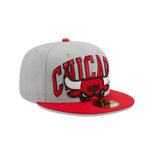 Load image into Gallery viewer, Chicago Bulls New Era 59Fifty 5950 Fitted Logo Hat