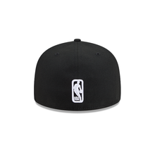 Load image into Gallery viewer, Chicago Bulls New Era 59Fifty 5950 Fitted Black Charcoal White Hat
