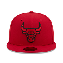 Load image into Gallery viewer, Chicago Bulls New Era 59Fifty 5950 Fitted Red on Red Hat