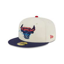 Load image into Gallery viewer, Chicago Bulls New Era 59Fifty 5950 Fitted Star Burst Hat