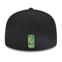 Load image into Gallery viewer, Chicago Bulls New Era Authentic Black Green Metallic Pop 59FIFTY 5950 Fitted Hat