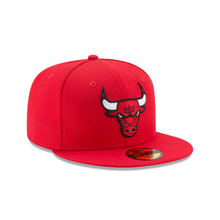 Load image into Gallery viewer, Chicago Bulls Red 59fifty 5950 New Era Fitted Hat