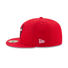 Load image into Gallery viewer, Chicago Bulls Red 59fifty 5950 New Era Fitted Hat
