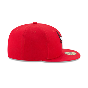 Chicago Bulls Red 59fifty 5950 New Era Fitted Hat