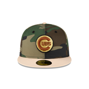Chicago Cubs New Era 59Fifty Wrigley Field Side Patch 5950 Camouflage Fitted Cap