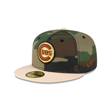Load image into Gallery viewer, Chicago Cubs New Era 59Fifty Wrigley Field Side Patch 5950 Camouflage Fitted Cap