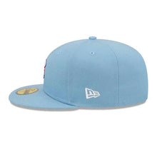 Load image into Gallery viewer, Chicago Cubs New Era 59Fifty Light Blue with Red Star 5950 Fitted Cap