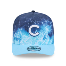 Load image into Gallery viewer, Chicago Cubs New Era Deep Water 9Fifty A Frame 950AF Curved Bill Snapback Cap
