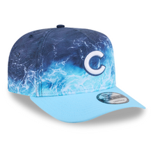 Load image into Gallery viewer, Chicago Cubs New Era Deep Water 9Fifty A Frame 950AF Curved Bill Snapback Cap