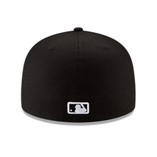 Load image into Gallery viewer, Chicago White Sox New Era 59Fifty Black Cap with Black Sox Logo White Outline 5950 Fitted Cap